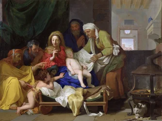 眠れるキリスト、1655年